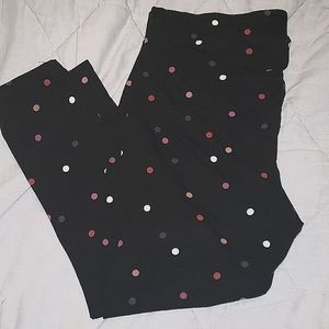 Torrid leggings polkadot size 3